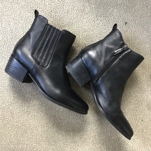 Blondo Waterproof Leather Ankle Boots - Size 8.5 - Picture 4 of 10